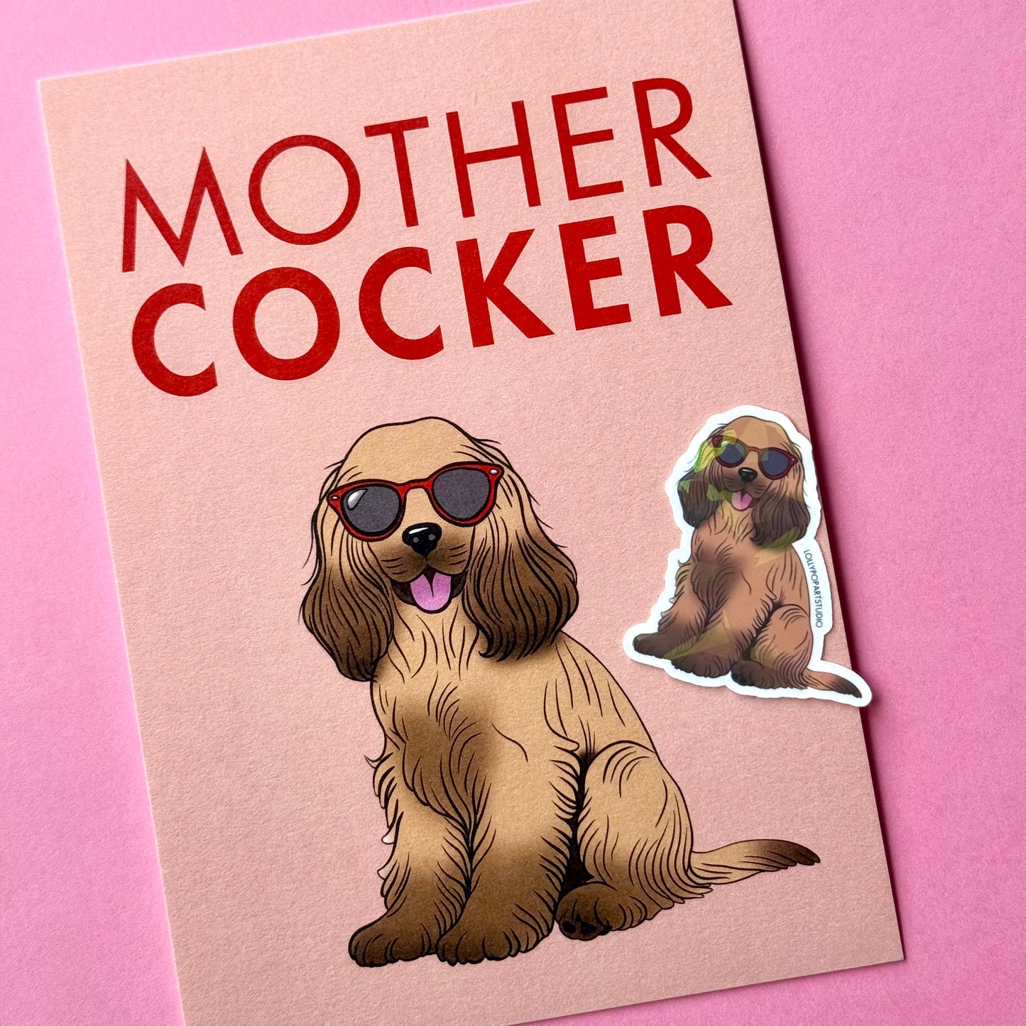 NEW Sticker Cocker Spaniel