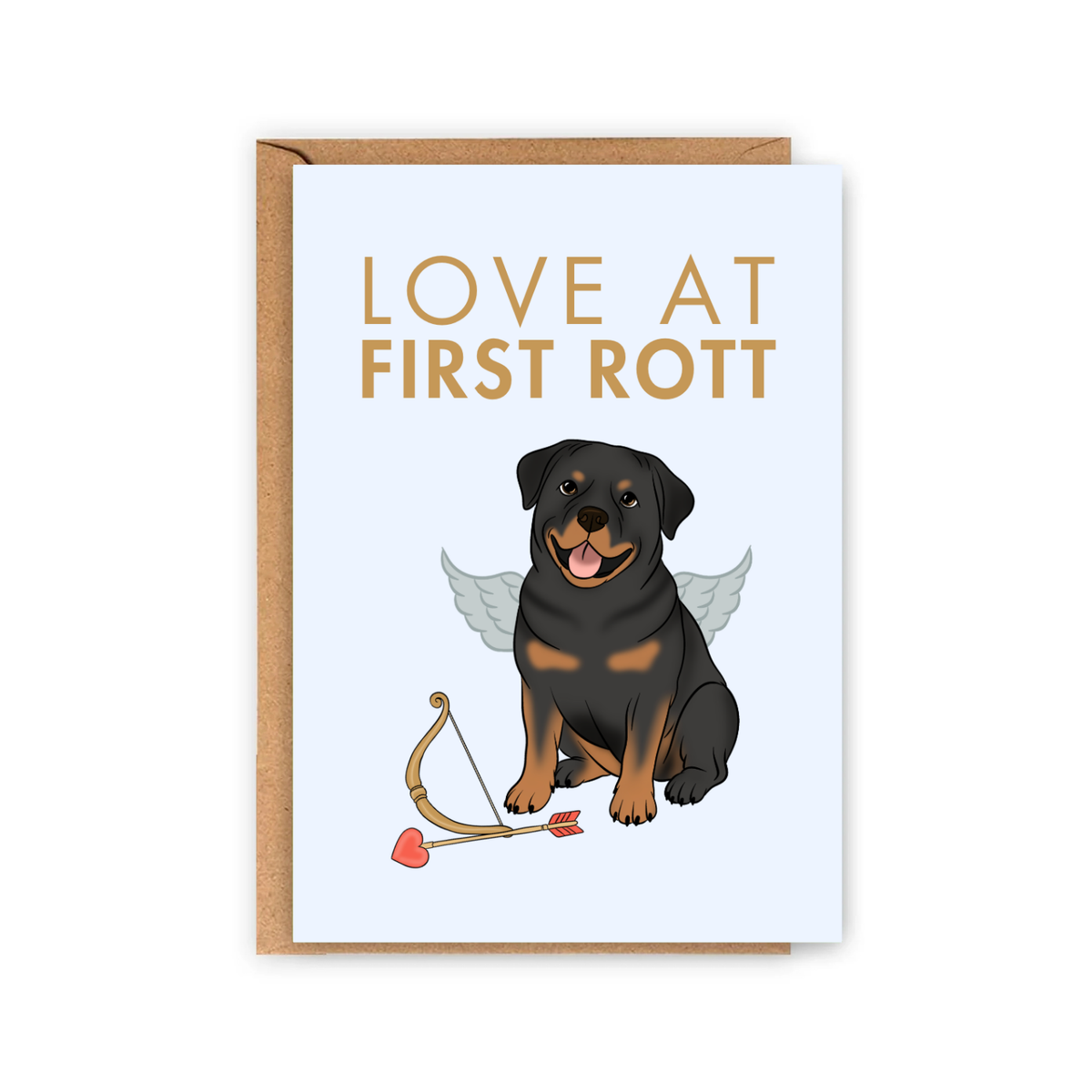 Carte Love at first rott - Rottweiler