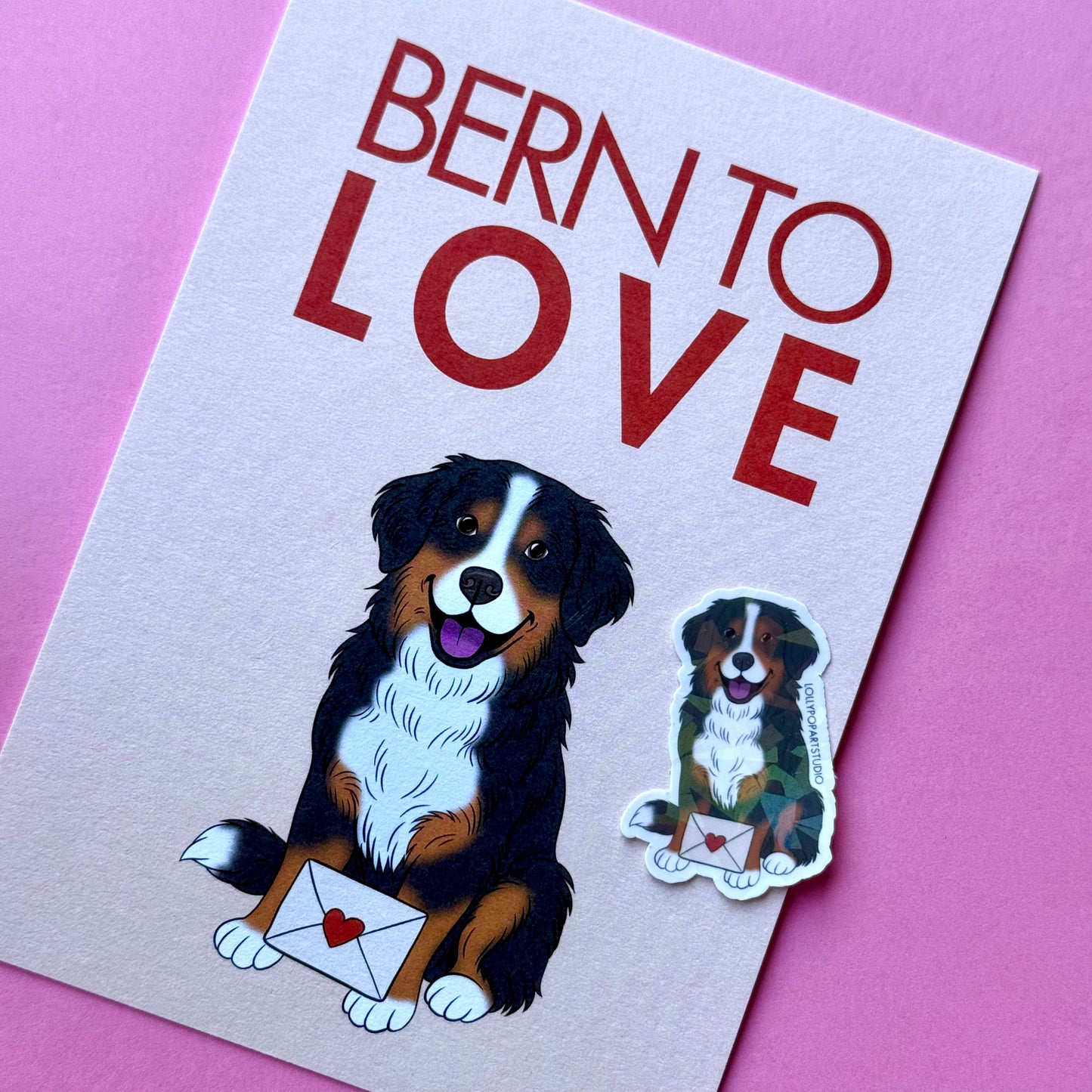 NEW Sticker Bouvier Bernois