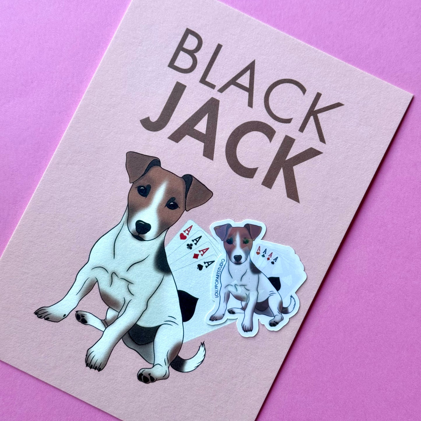 NEW Sticker Jack Russell