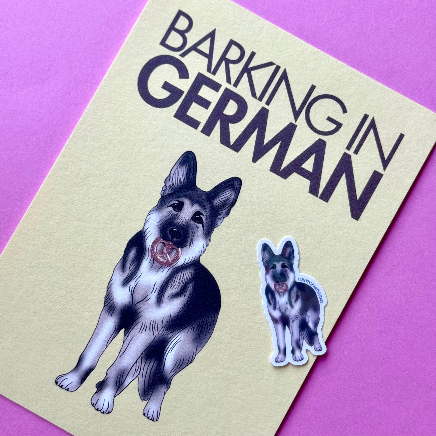 NEW Sticker Berger Allemand