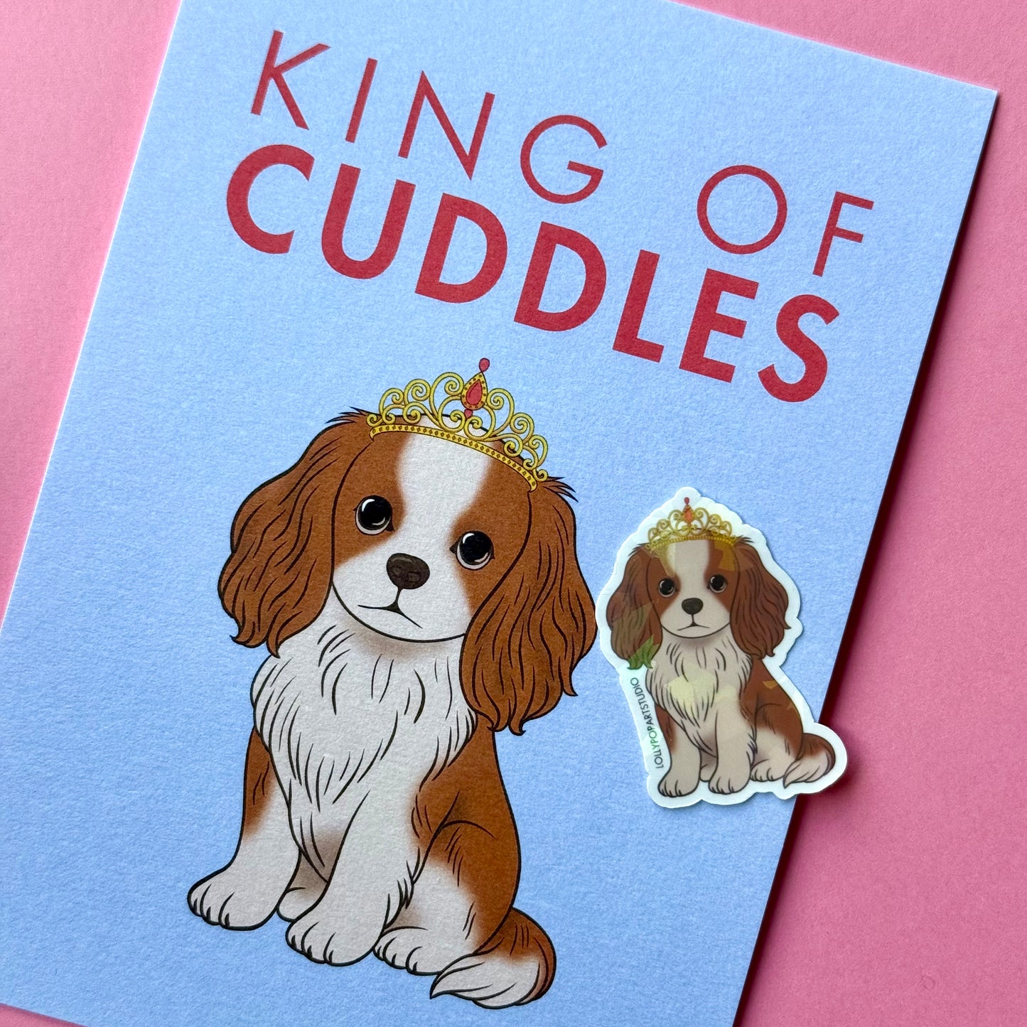NEW Sticker Cavalier King Charles