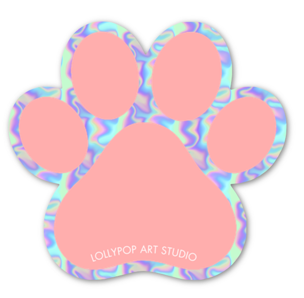 Sticker DOG PAW