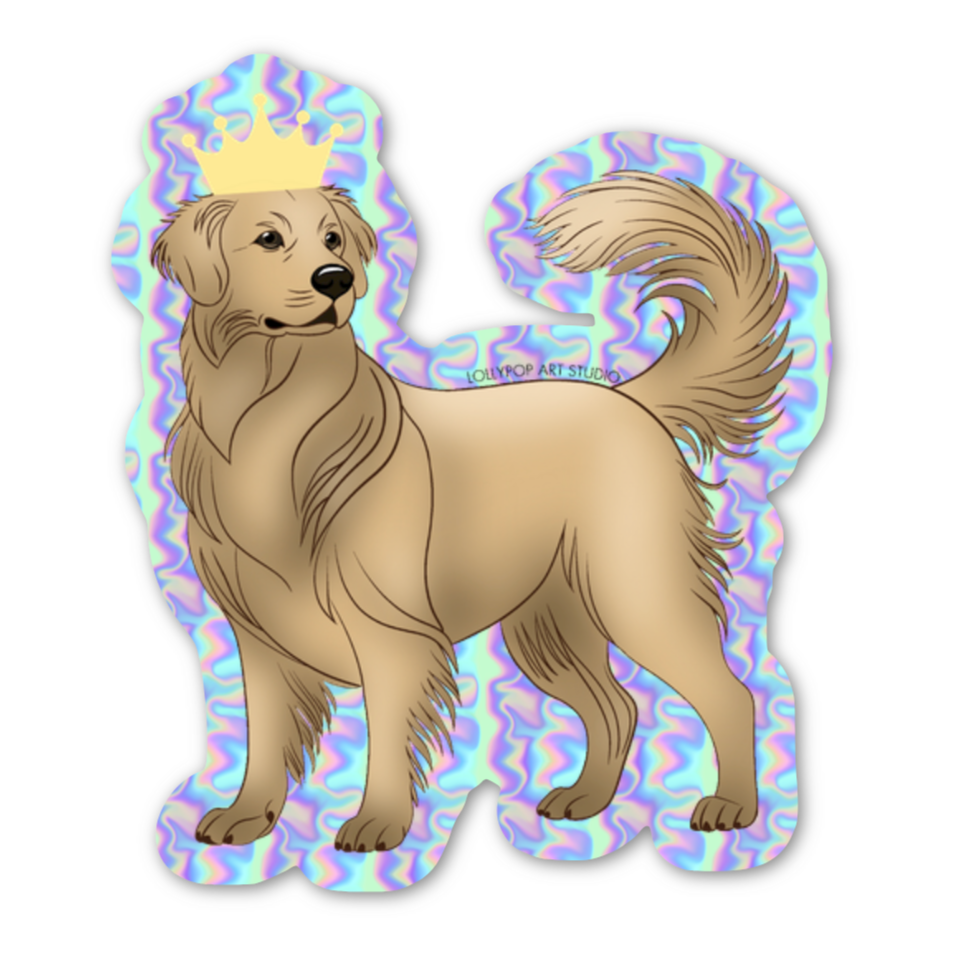 Sticker Golden Retriver