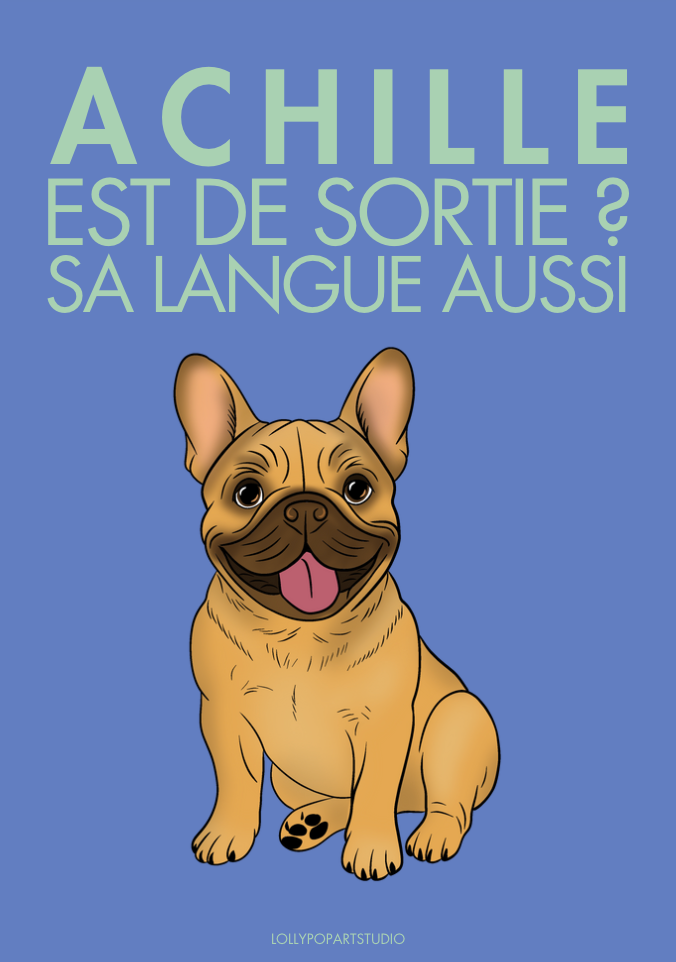 Affiche personnalisée 🐾