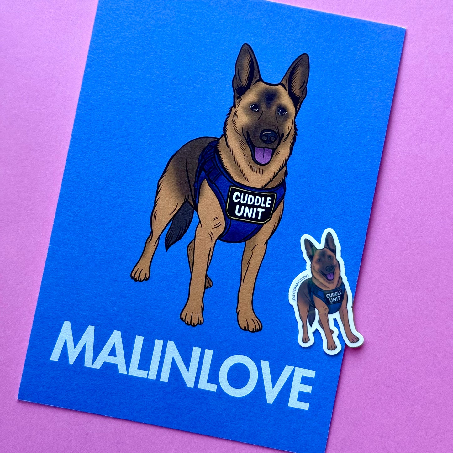 NEW Sticker Malinois