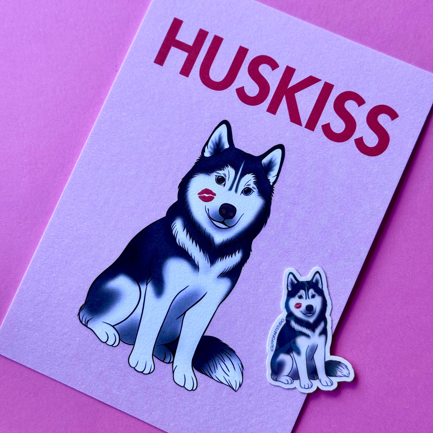 NEW Sticker Husky