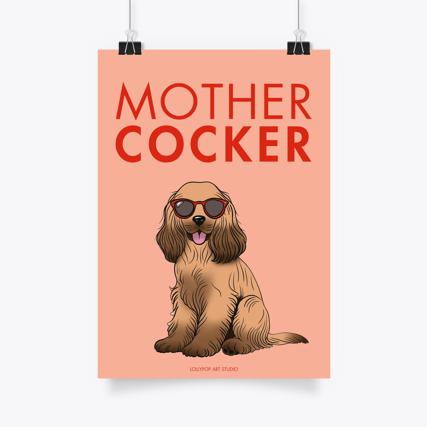 Affiche A4 Mother Cocker - Cocker