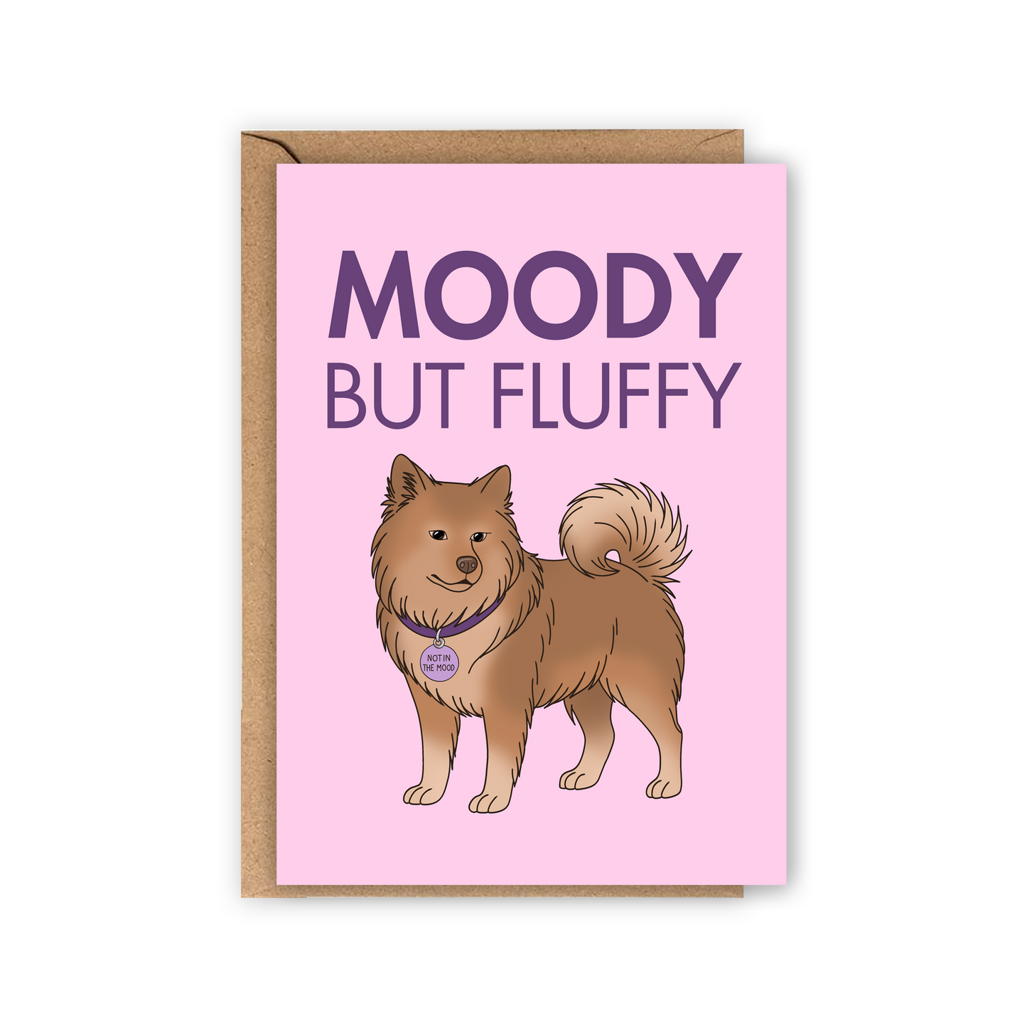 Carte Moody but Fluuffy - Eurasier
