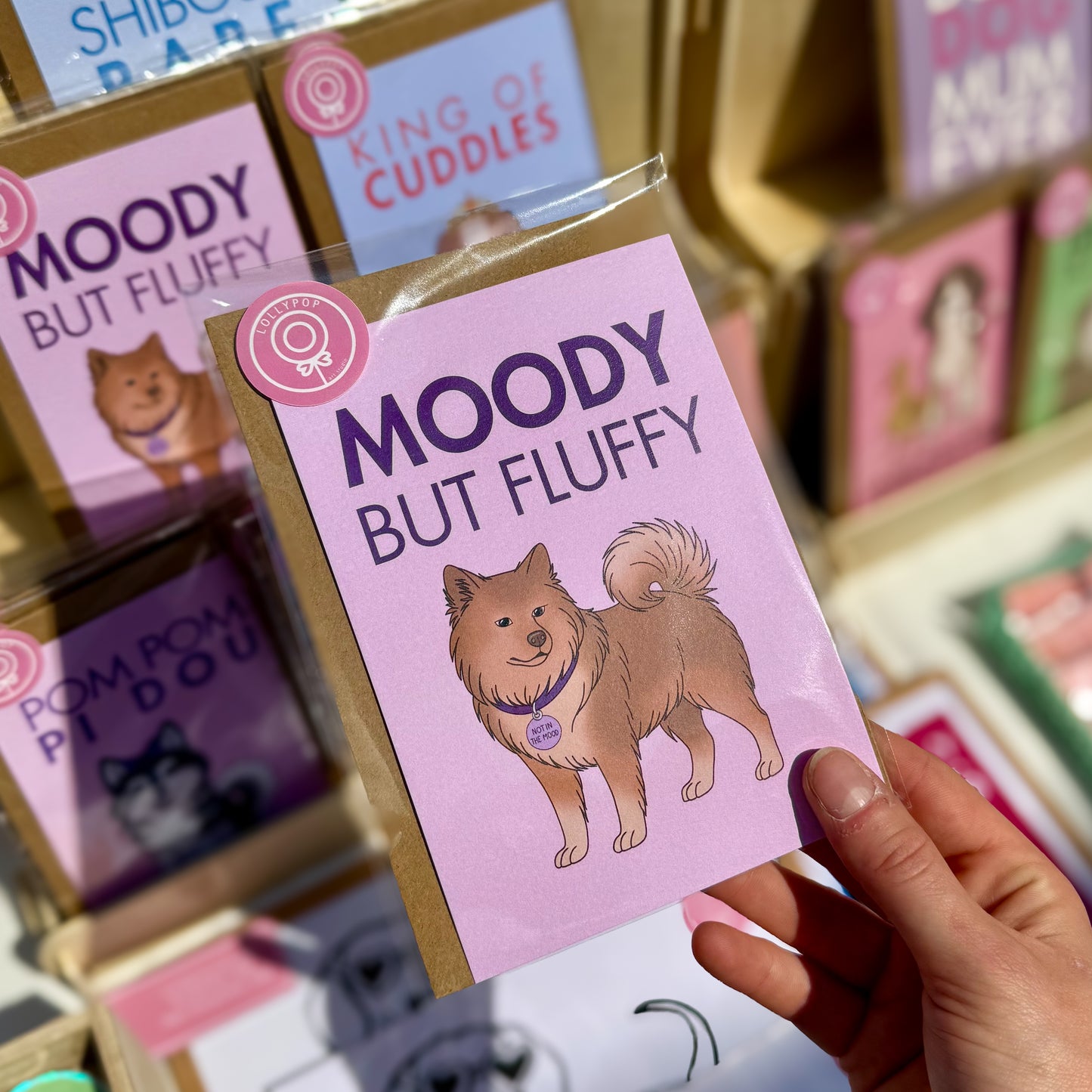 Carte Moody but Fluuffy - Eurasier
