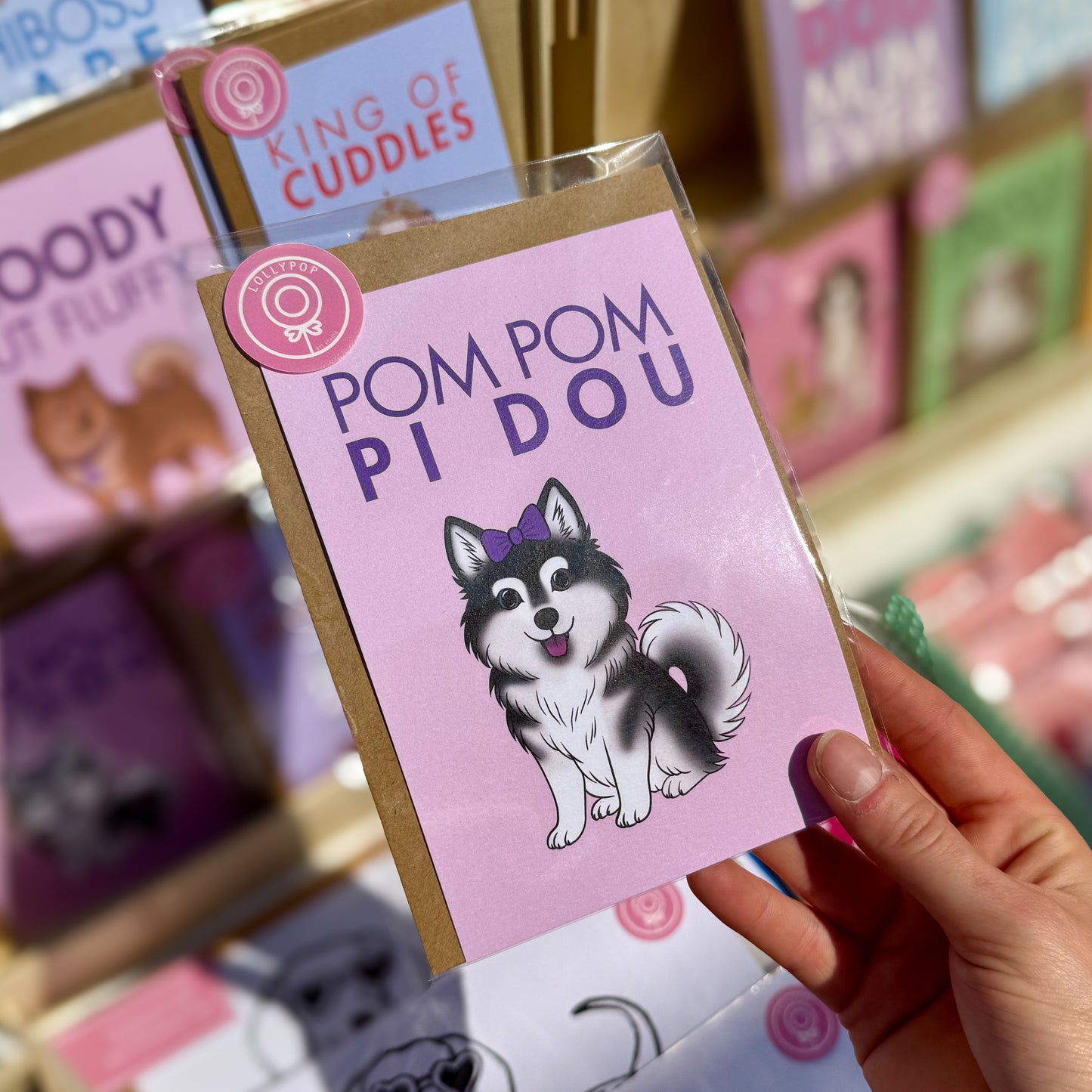 Carte Pom Pom Pidou - Pomsky