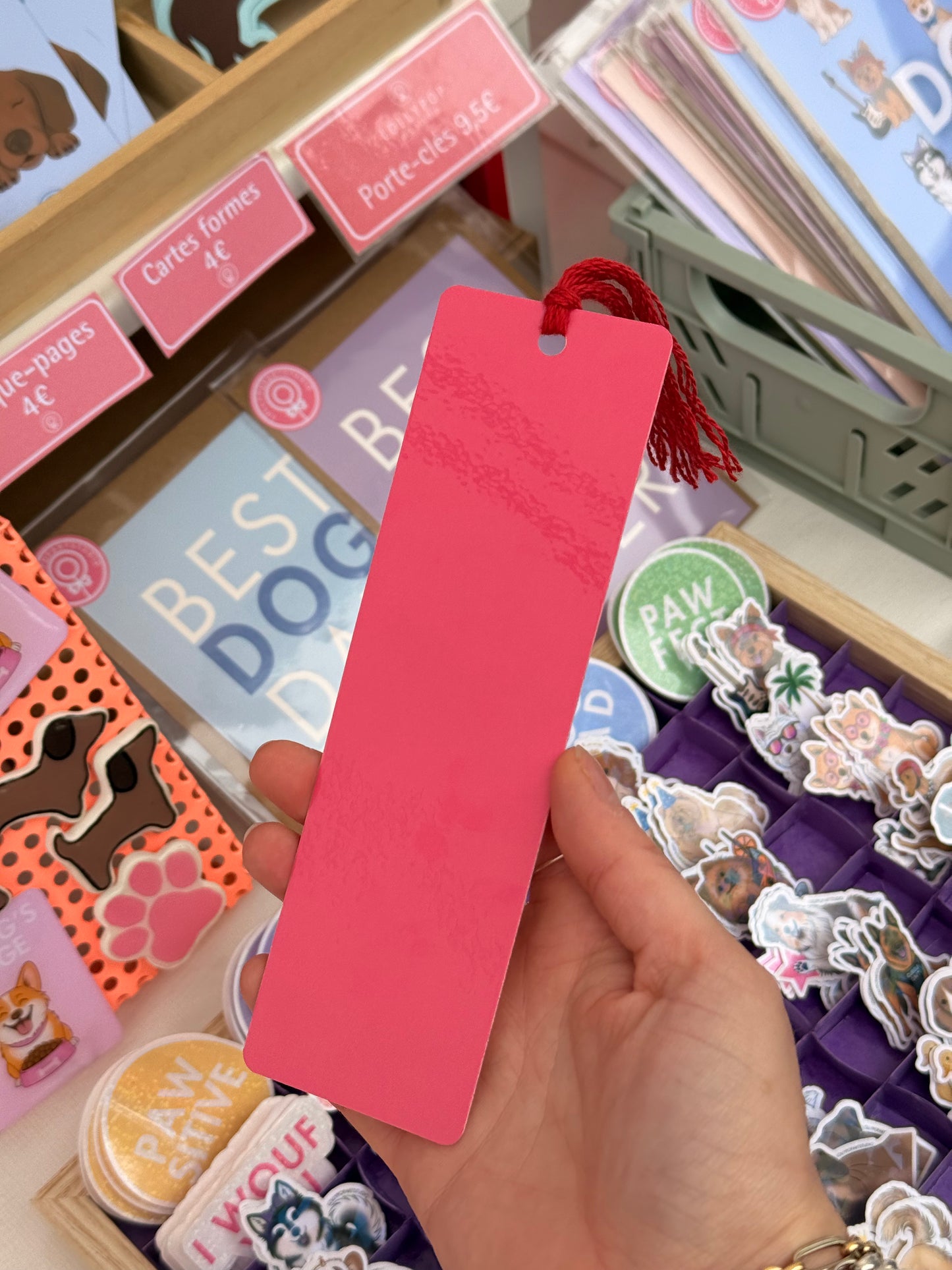 Carte pompon FEED YOUR MIND AND YOUR DOG
