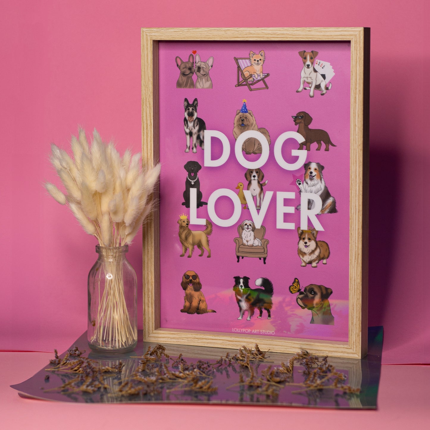 Affiche A4 DOG LOVER