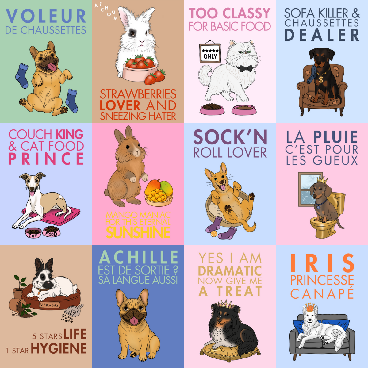 Affiche personnalisée 🐾