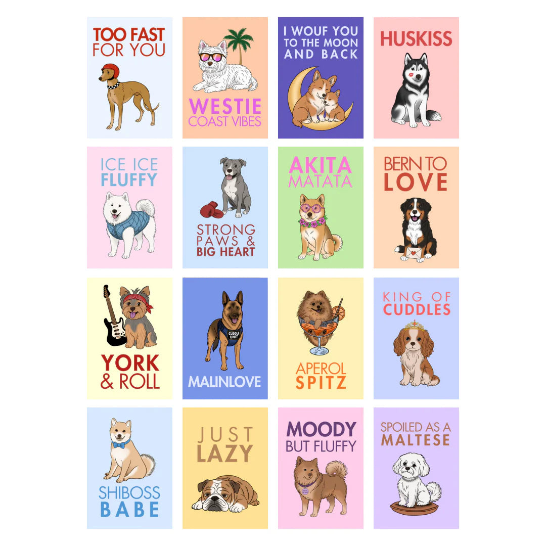 Affiche - 9 illustrations