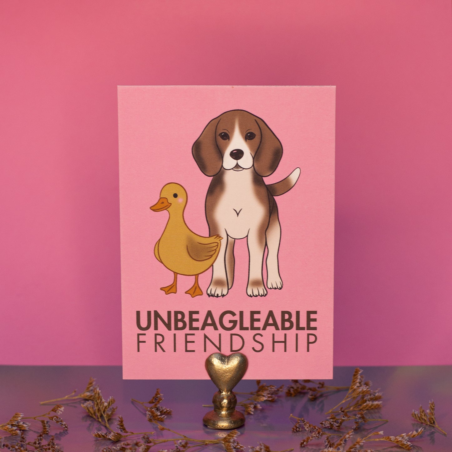 Carte Unbeagleable Friendship - Beagle