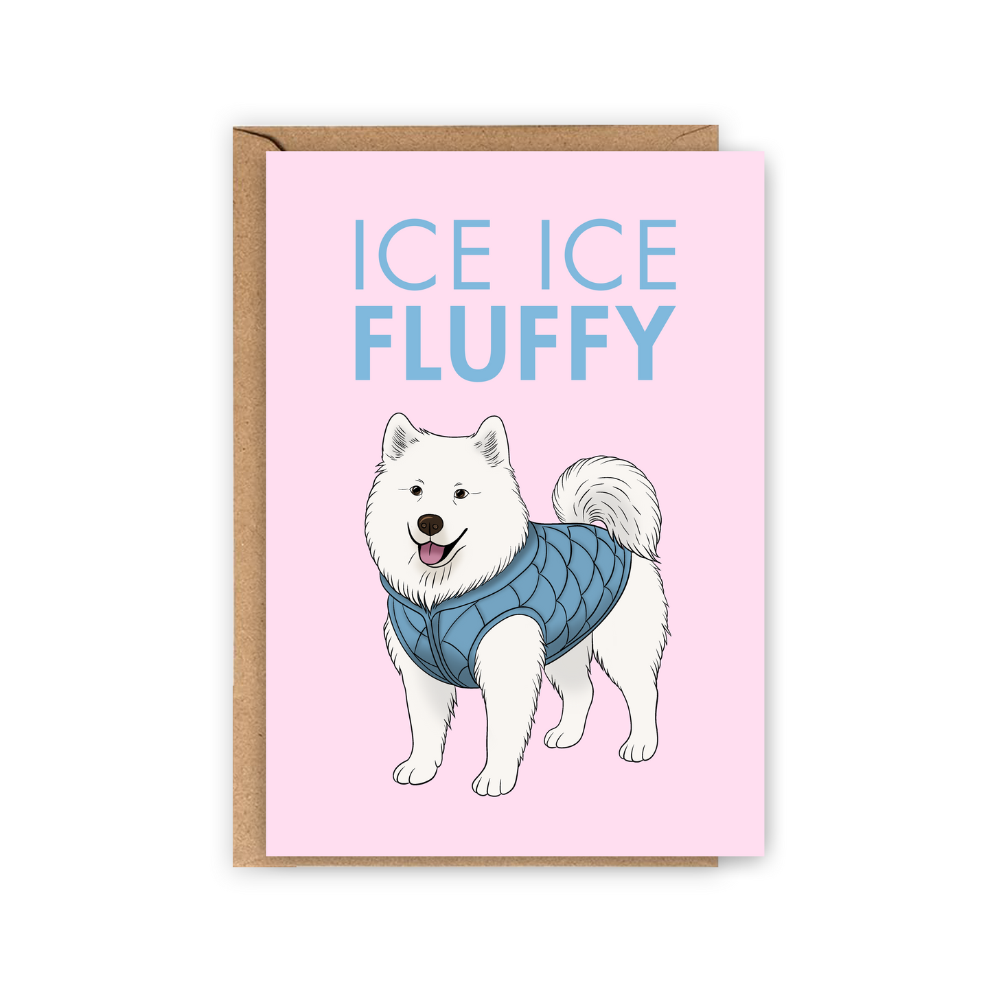 Carte Ice Ice Fluffy – Samoyède