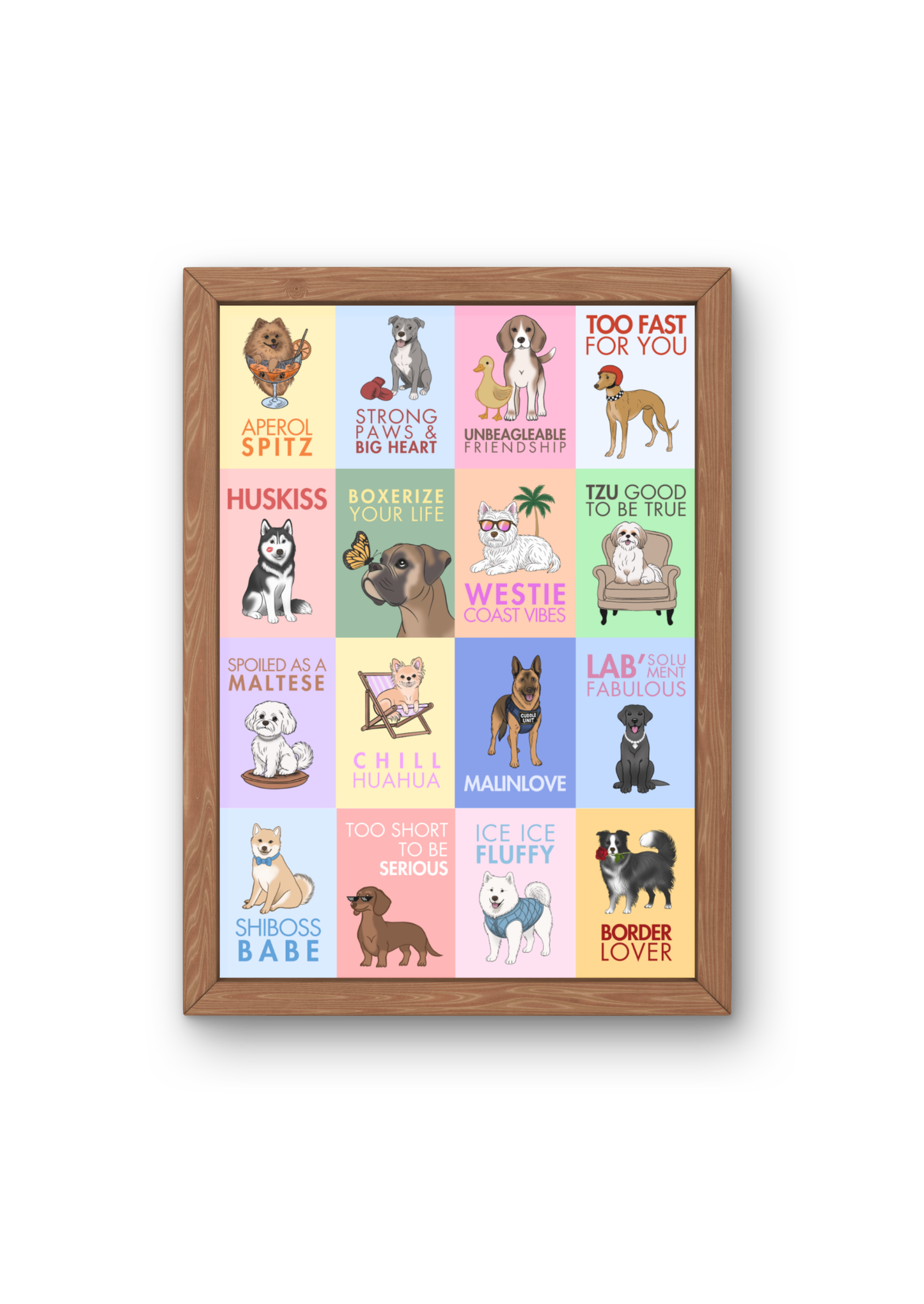 Affiche - 16 illustrations