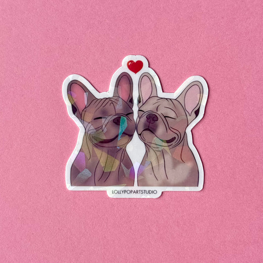 NEW Sticker Bouledogue Français