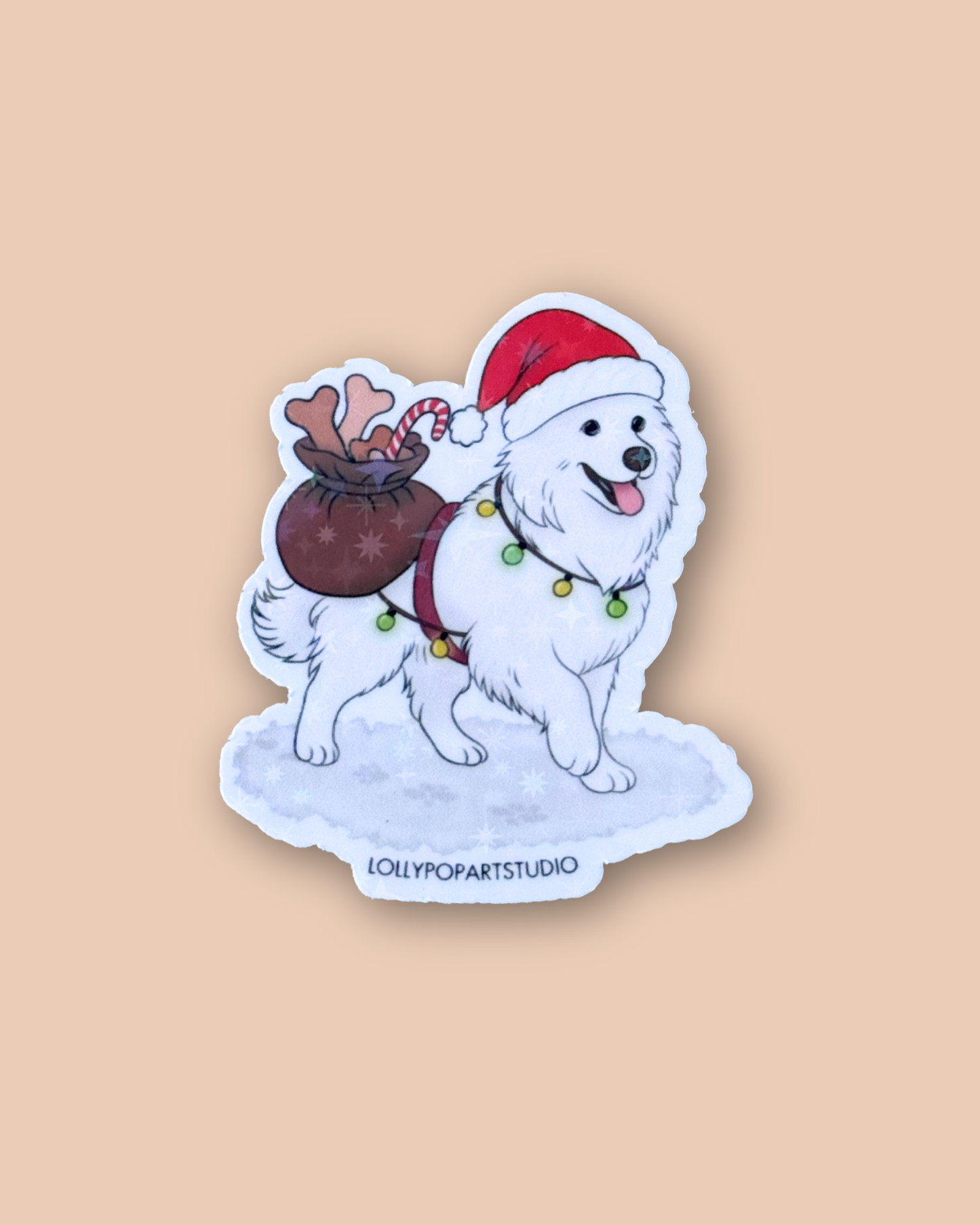 Sticker Santa Is coming to town