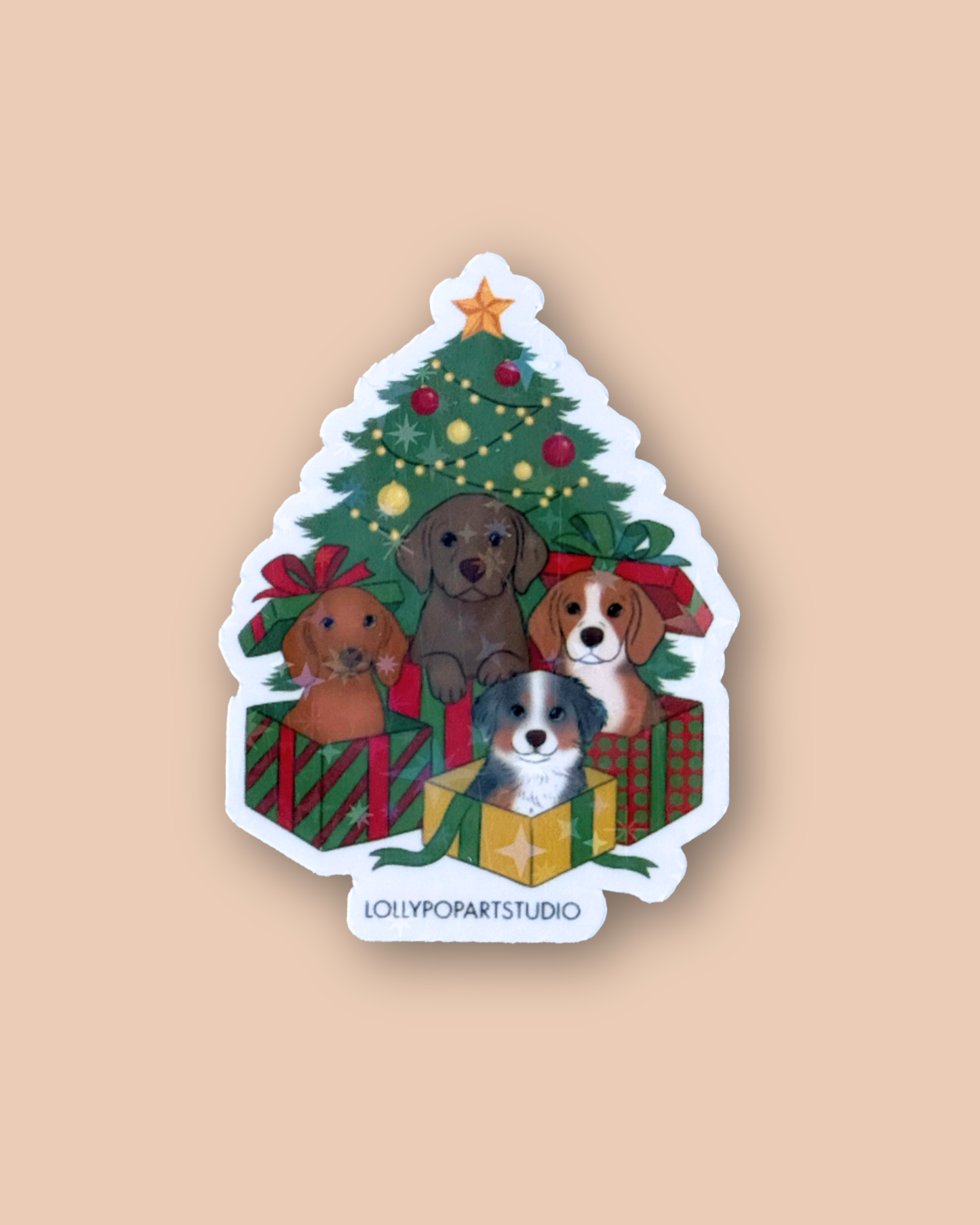 Sticker Woufmas puppies