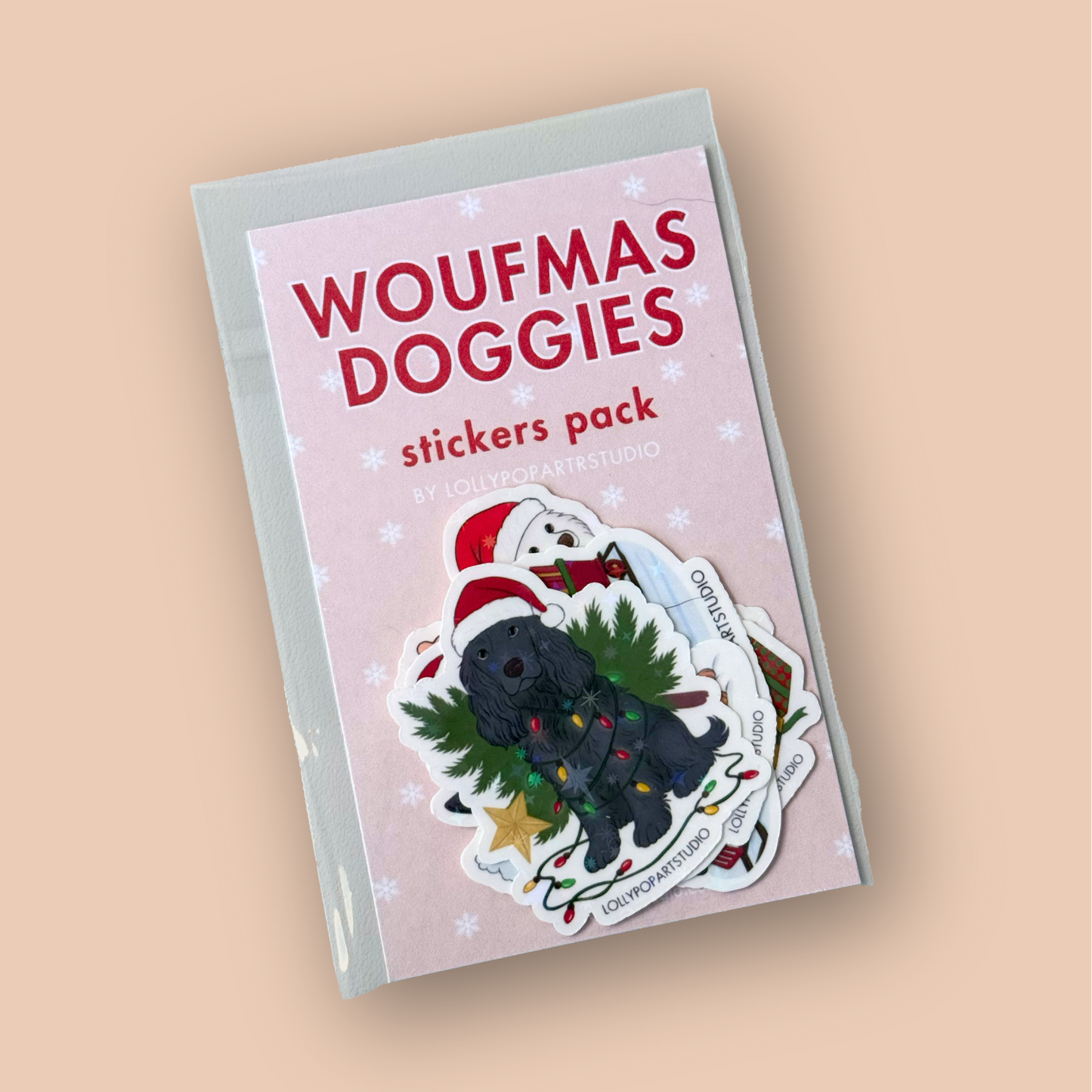 Pack stickers WOUFMAS DOGGIES