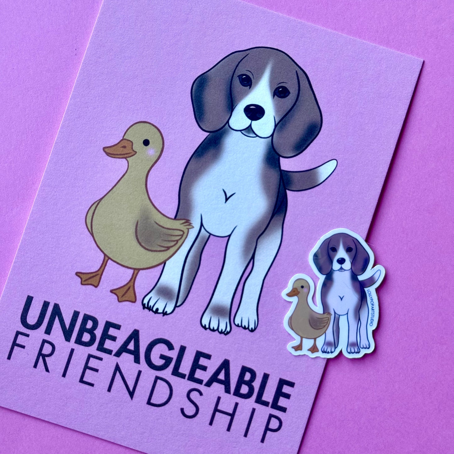 NEW Sticker Beagle