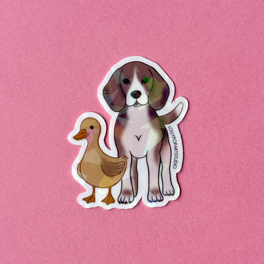 NEW Sticker Beagle