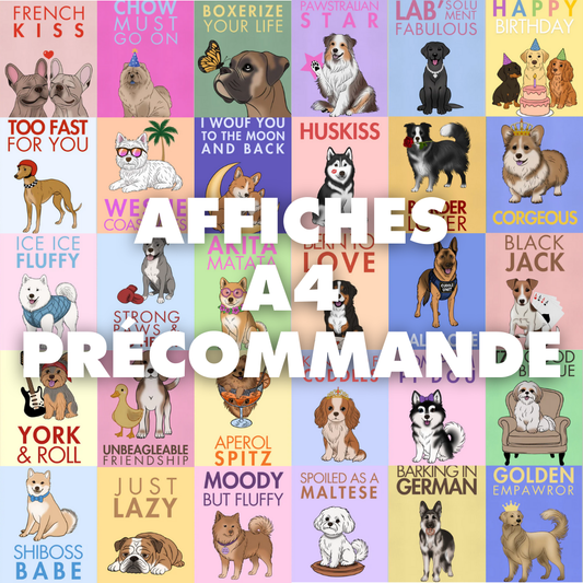 Affiche A4 en précommande – Modèle au choix