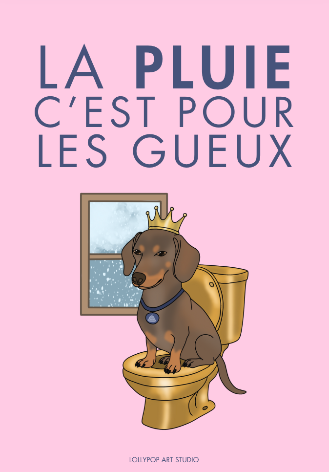 Affiche personnalisée 🐾