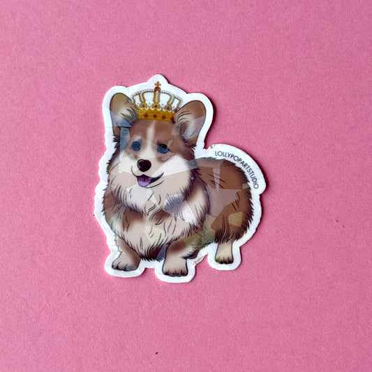 NEW Sticker Corgi