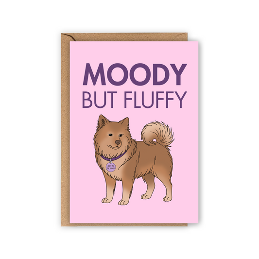 Carte Moody but Fluuffy - Eurasier