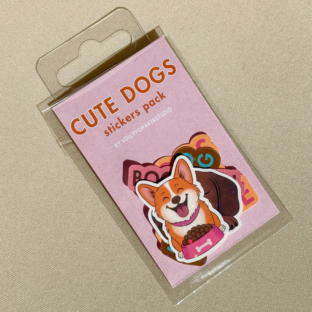 PACK STICKERS CUTE DOGS