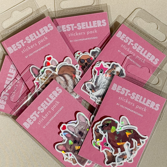 PACK STICKERS BEST SELLERS