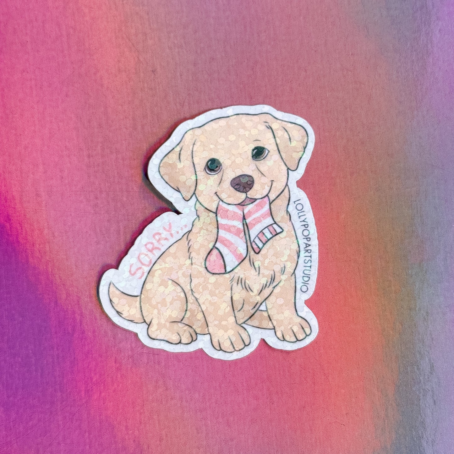 Sticker Golden Socks