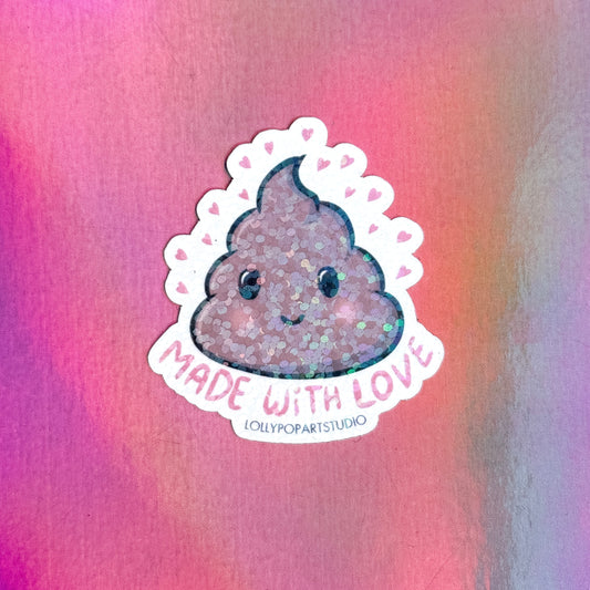 Sticker lovely poop