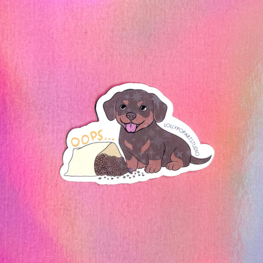 Sticker hungry teckel