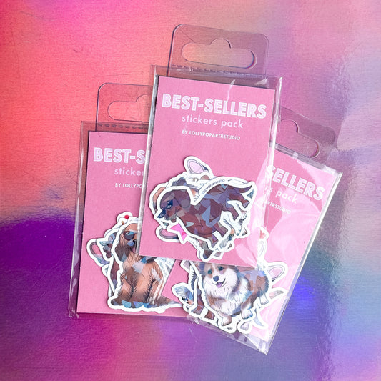 PACK STICKERS BEST SELLERS