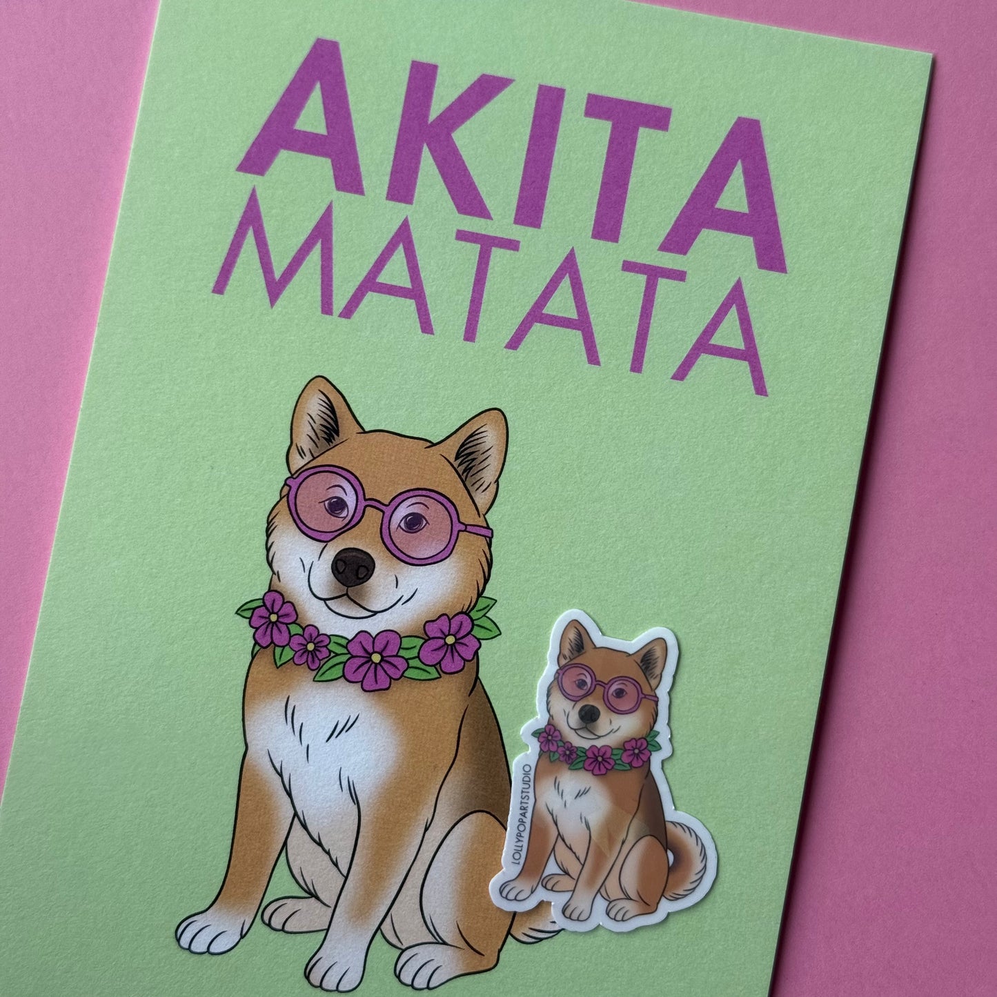 NEW Sticker Akita