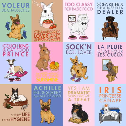 Affiche personnalisée 🐾