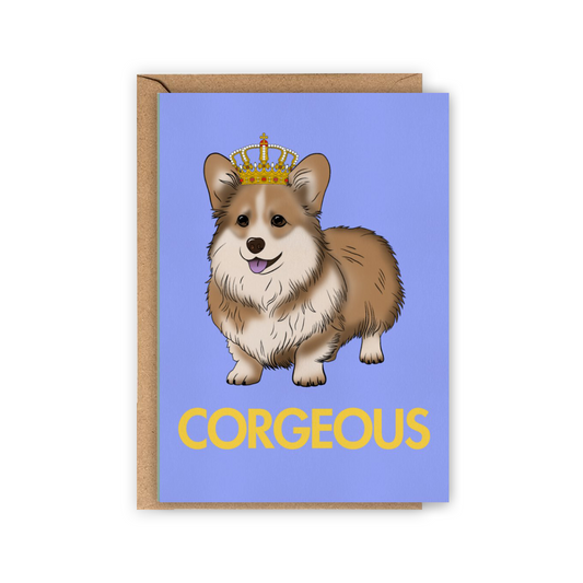 Carte Corgeous - Corgi