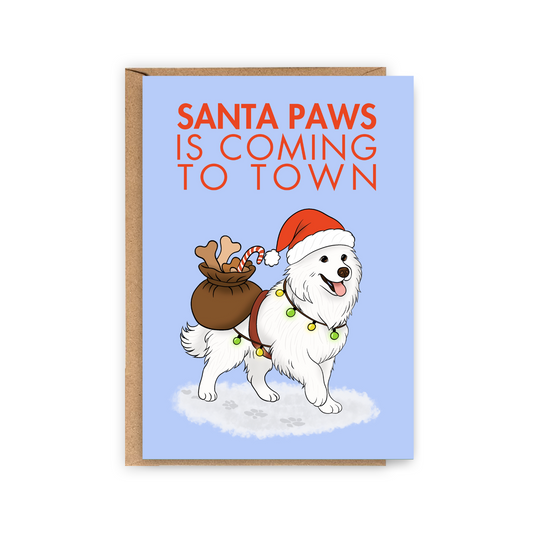 Carte Santa Paws is coming to town